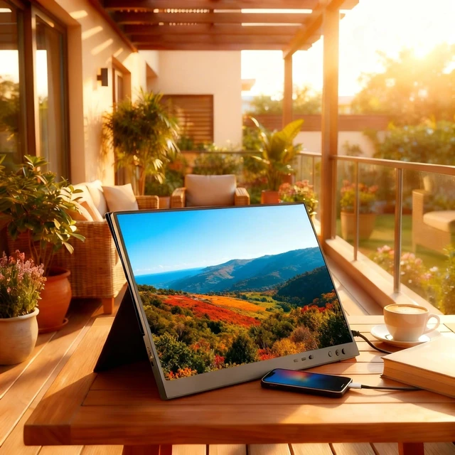 Alt view image 5 of 5 - TekGroAml 16" 2.5K Portable Gaming Monitor 144Hz, 100% sRGB 400 Nits 2560x1600 QHD ,Fast 9ms Response Time, USB-C Mini HDMI External Screen ,Windows Mac Compatible