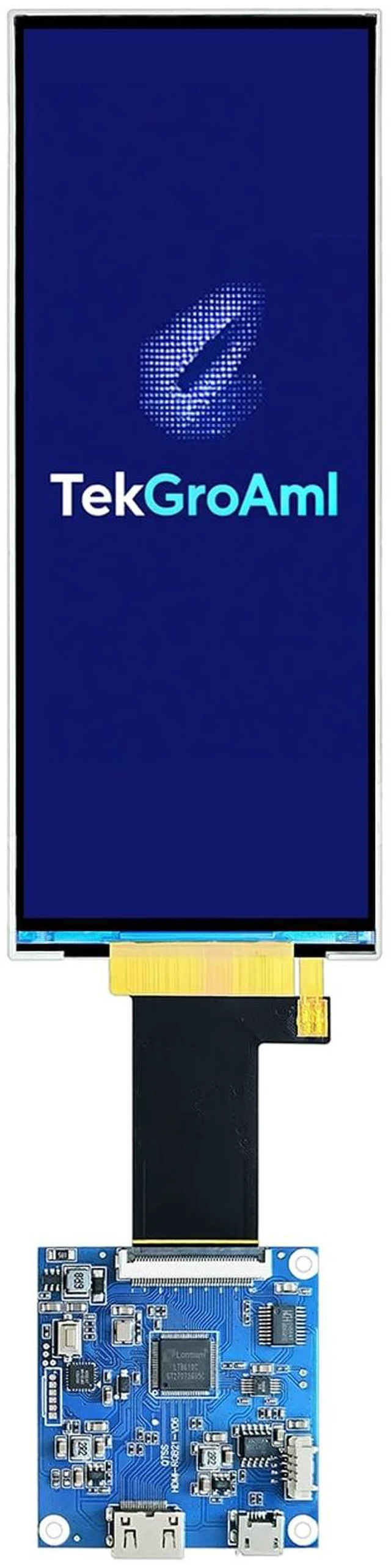 Main image of TekGroAml 6.2 Inch 360x960 430 nits LCD Display,Mini H/D Board,USB 5V Power