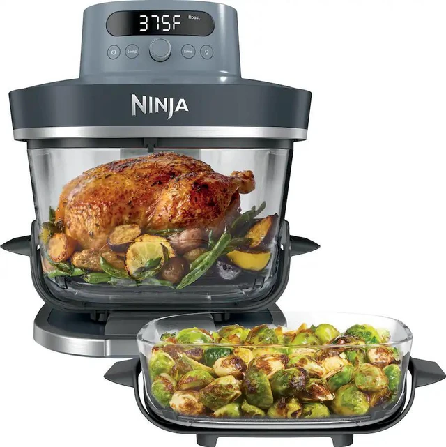 Main image of Ninja Crispi® Pro 6-in-1 Glass Air Fryer in Cyberspace