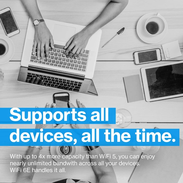 Alt view image 5 of 6 - Linksys Velop Pro 6E MX6203 AXE5400 Tri-Band WiFi 6E Mesh System (3-Pack), Up to 9,000 sq ft, 200+ Devices