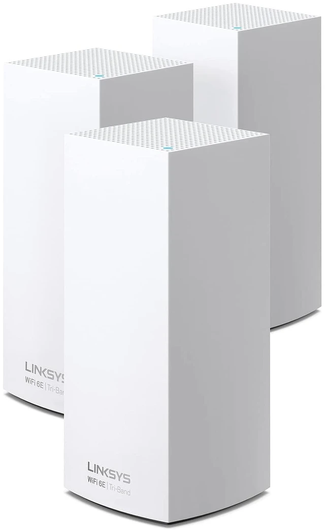 Main image of Linksys Atlas Max 6E MX8503 AXE8400 Tri-Band WiFi 6E Mesh System (3-Pack), Up to 9,000 sq ft, 195+ Devices