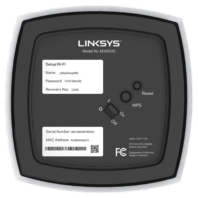 Alt view image 4 of 4 - Linksys Atlas Max 6E MX8503 AXE8400 Tri-Band WiFi 6E Mesh System (3-Pack), Up to 9,000 sq ft, 195+ Devices