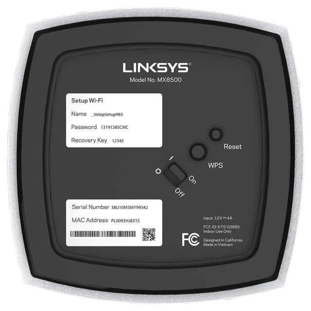 Alt view image 5 of 5 - Linksys Atlas Max 6E MX8501 AXE8400 Tri-Band WiFi 6E Mesh Router (1-Pack), Up to 3,000 sq ft