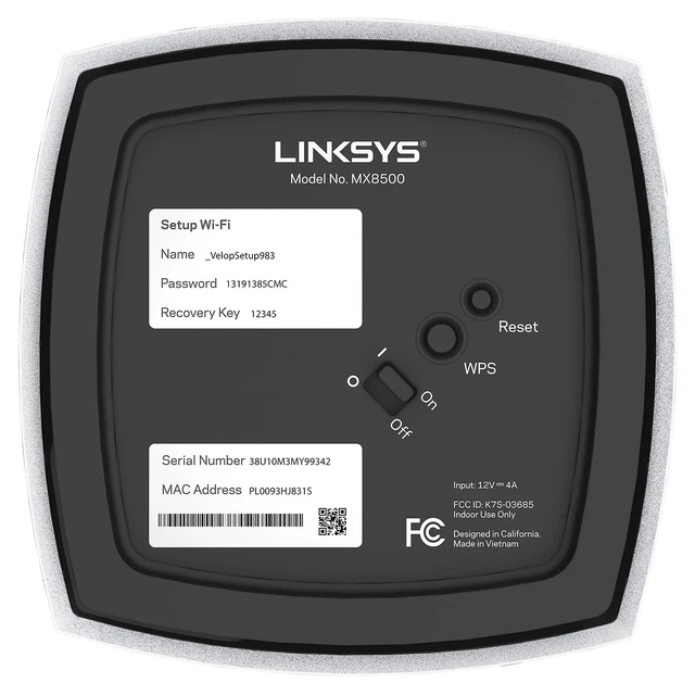 Alt view image 4 of 4 - Linksys Atlas Max 6E MX8502 AXE8400 Tri-Band WiFi 6E Mesh System (2-Pack), Up to 6,000 sq ft, 130+ Devices