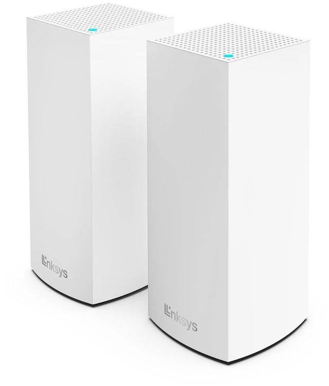 Main image of Linksys MX20WH2 AX2200 Dual-Band WiFi 6 Intelligent Mesh System (2-Pack), Up to 3,000 sq ft, 30+ Devices