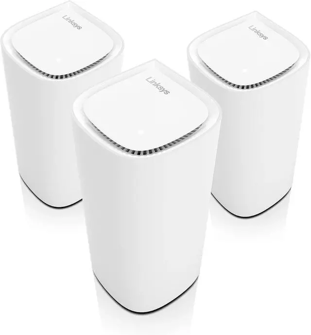 Main image of Linksys Velop Pro 6E AXE5400 Tri-Band Mesh Wi-Fi 6E System - White (MX6203) 3-Pack