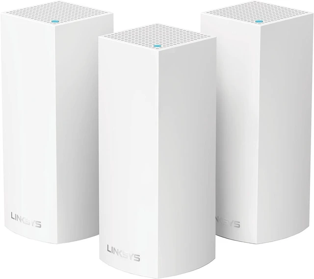 Main image of Linksys Velop Tri-Band AC2200 Whole Home WiFi Mesh System WHW0303 3-Pack