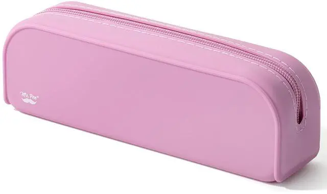 Main image of Silicone Pencil Case, Aesthetic Pencil Bag for Women, Makeup Pouch | Multifunctional Pouch for Stationery, Cosmetics and Electrical Goods Storage