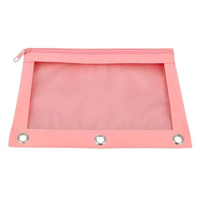 Alt view image 5 of 7 - Pencil Pouch for 3 Ring Binder | Waterproof Canvas, Clear Window