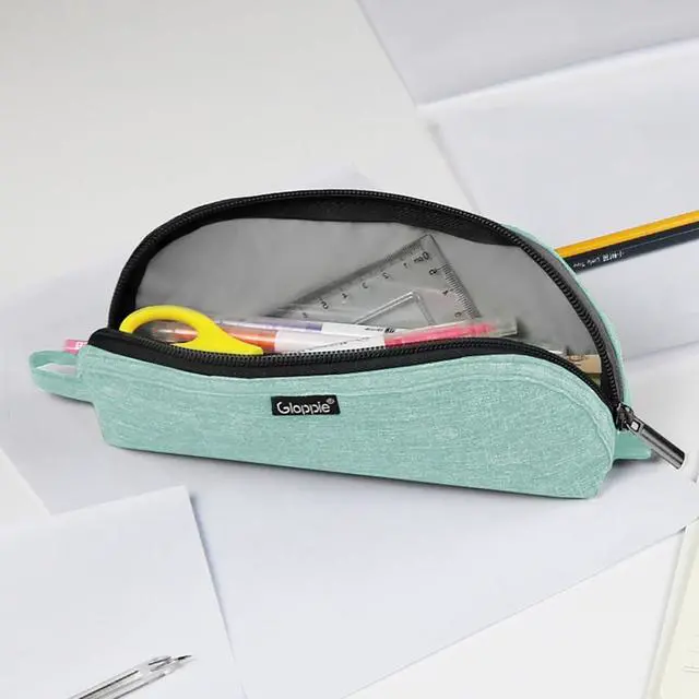 Alt view image 6 of 7 - Pencil Pouch - Practical Pencil Case, Aesthetic Simple Pencil Bag, Small Pen Holder, Back to School Supplies for Girls Boys, Green