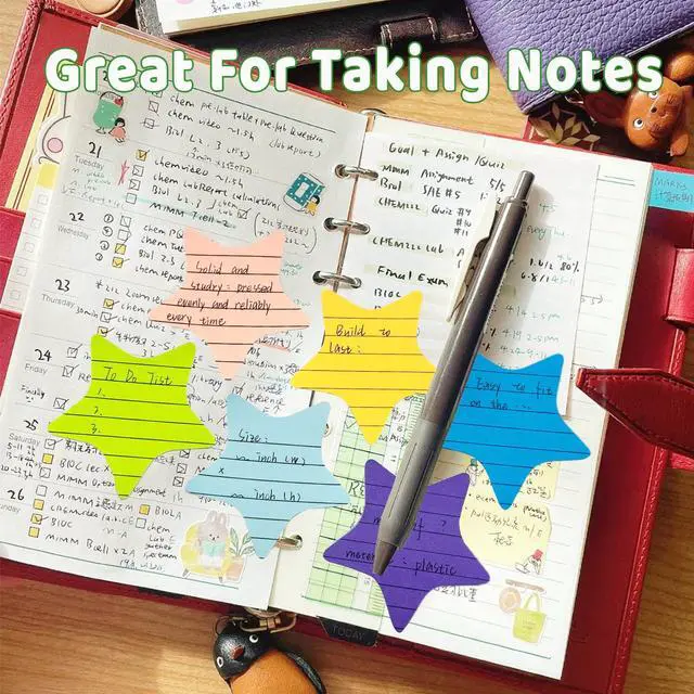 Alt view image 4 of 7 - Sticky Notes with Lines,Lined Post it Notes,Lined Sticky Note Pads