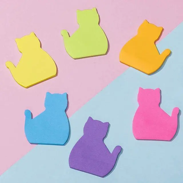 Alt view image 5 of 7 - Cat Sticky Notes Set | 180 Sheets