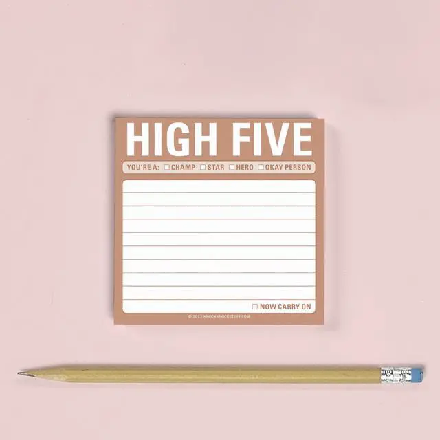 Alt view image 5 of 6 - 12447 High Five Sticky Note Pad