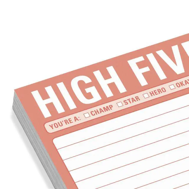 Alt view image 3 of 6 - 12447 High Five Sticky Note Pad