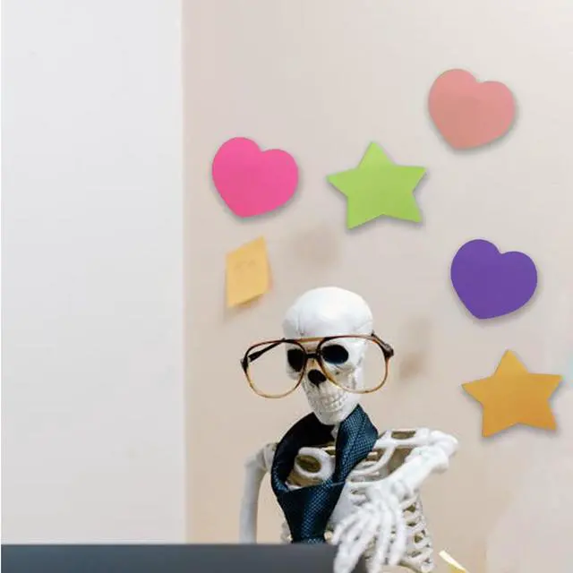 Alt view image 3 of 7 - 8 Pads 240 Sheets Star-Shaped Sticky Notes, Multiple Colors Sticky Note Pad | 2.68 Inch Self-Stick Memo Pads, Cute Design Self-Sticky Note Pads, 8 Multiple Colors Sticky Notes for Office