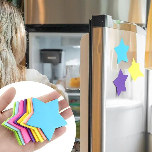 Alt view image 4 of 5 - 8 Color Star Shape Sticky Notes, 240 Sheets, Self-Sticky Note Pads for School Office Home