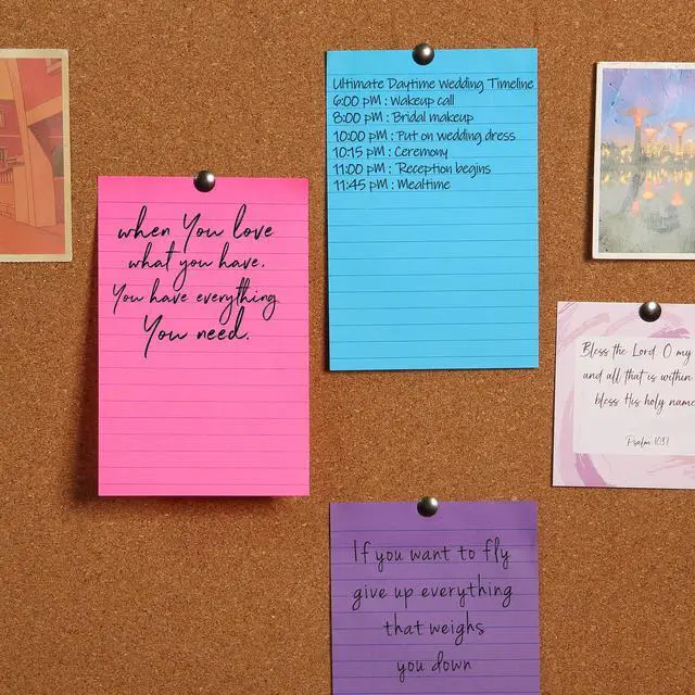 Alt view image 7 of 7 - Sticky Notes, 3"x4", 6 Pads, 360 Sheets, Multicolor, Sticky Notes | Self-Stick Note Pads, Perfect for Office, School, Home, Study & Organization
