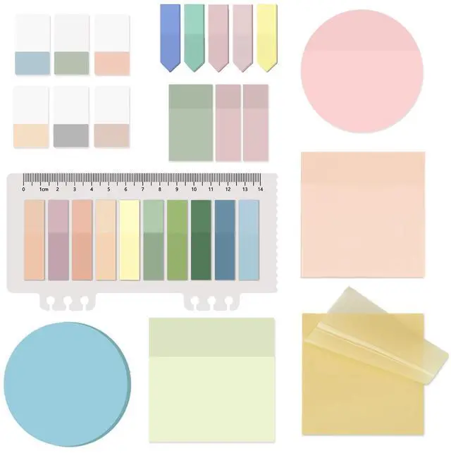 Main image of 820 Sheets Transparent Bible Sticky Notes,Waterproof Clear Sticky Notes,Bible Study Clear Post It Notes Transparent for Bible Study Supplies,Office School Supplies,Book Annotation