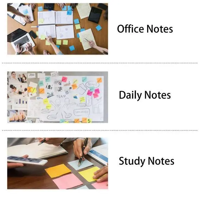 Alt view image 5 of 7 - 820 Sheets Transparent Bible Sticky Notes,Waterproof Clear Sticky Notes,Bible Study Clear Post It Notes Transparent for Bible Study Supplies,Office School Supplies,Book Annotation
