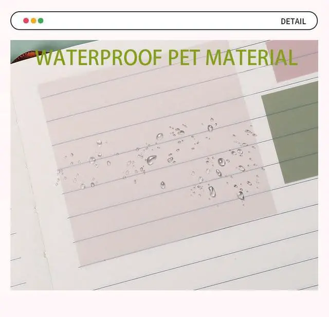 Alt view image 6 of 7 - 820 Sheets Transparent Bible Sticky Notes,Waterproof Clear Sticky Notes,Bible Study Clear Post It Notes Transparent for Bible Study Supplies,Office School Supplies,Book Annotation
