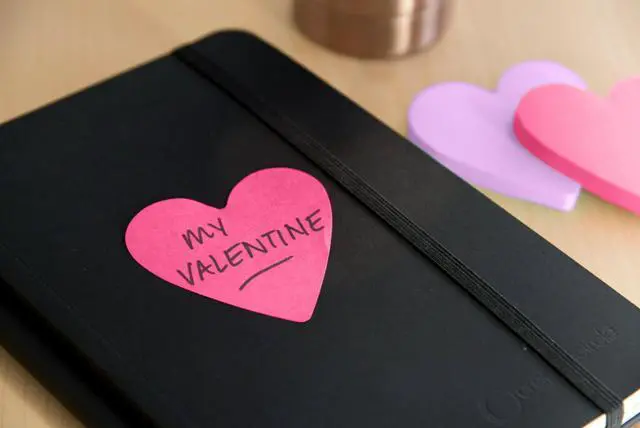Alt view image 2 of 7 - Sticky Notes, Heart, 2.6 x 2.6 in, 2 Pads, 75 Sheets Per Pad | Cute Pink and Purple Heart Shaped Sticky Notes