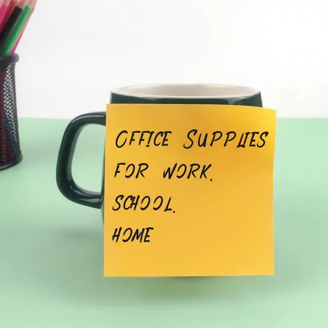 Alt view image 6 of 7 - Sticky Notes 3x3 in, Self-Adhesive, 8 Pads, 80 Sheets/Pad (Orange) | Perfect for Offices, Schools, Home, and Daily Planning