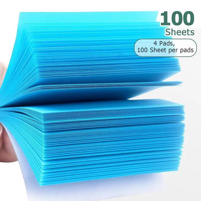 Alt view image 4 of 7 - Sticky Notes 3x3 in, Self-Adhesive Note, 4 Pads, 100 Sheets/Pad (Blue) | Strong Self-Stick Adhesive, Sticks Securely and Peels Cleanly