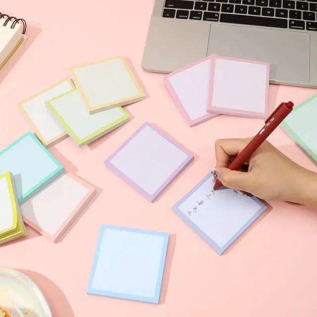Alt view image 7 of 7 - Bulk Sticky Notes, 3"x3", 12 Pads, 60 Sheets/Pad, 720 Sheets | Colorful Sticky Notes, Post Stickies, Memo Pads, Self-Stick Note Pad for Office, School, Home, Study