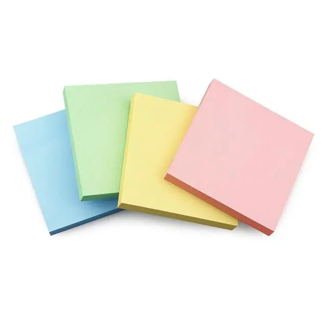 Alt view image 2 of 7 - Sticky Notes 3x3 in, Self-Adhesive Note, 4 Pads, 100 Sheets/Pad (Pastel) | Perfect for Home, Classroom, and Workplace Organization