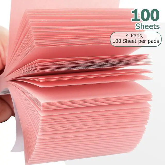 Alt view image 5 of 7 - Sticky Notes 3x3 in, Self-Adhesive Note, 4 Pads, 100 Sheets/Pad (Pastel) | Perfect for Home, Classroom, and Workplace Organization