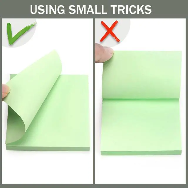 Alt view image 6 of 7 - Sticky Notes 3x3 in, Self-Adhesive Note, 4 Pads, 100 Sheets/Pad (Pastel) | Perfect for Home, Classroom, and Workplace Organization