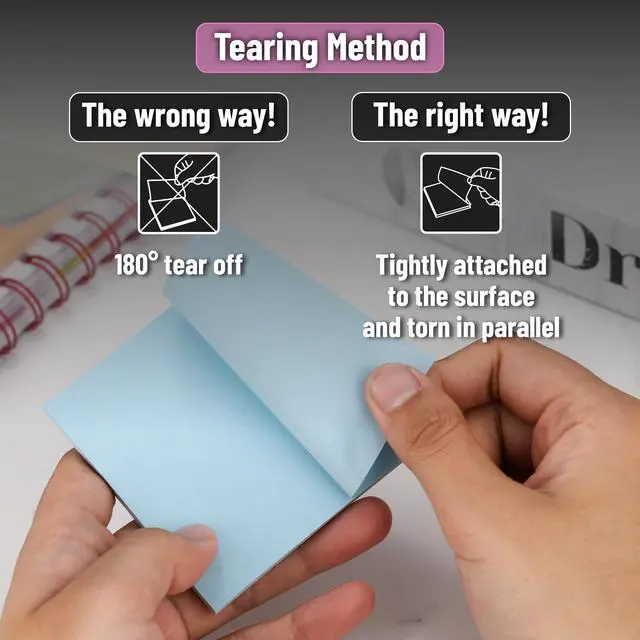 Alt view image 4 of 7 - Pop Up Sticky Notes 3x3 Refills, 18 Pads, 900 Sheets | Bright Colors, Self Adhesive Memo Pads for Dispensers, Perfect for Home, Office & School, Stocky Notes for Bible Journaling