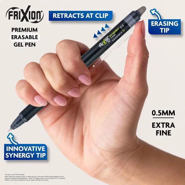 Alt view image 3 of 7 - G2 + FriXion Synergy Companion Pack, Black Ink, Gel Roller 6 Pack
