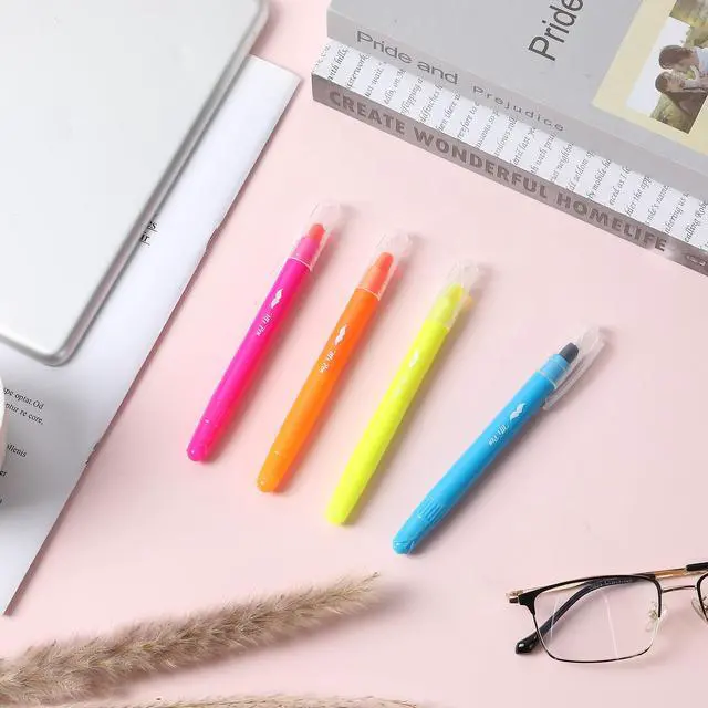 Alt view image 5 of 7 - Aesthetic Highlighters and Gel Highlighters, 8 Pack | Assorted Color Bible Highlighter No Bleed, No Bleed Highlighter for Bibles, Fast Dry for Bible Journaling, Planner