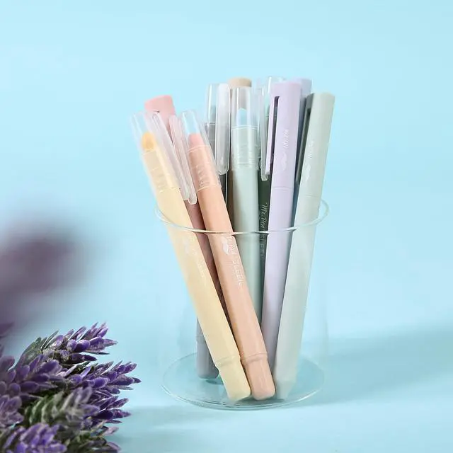 Alt view image 5 of 7 - No Bleed Gel Highlighters, Assorted Colors, 8 Pack | Bible Highlighters and Pens No Bleed, Bible Markers for Study, Journaling, School Supplies and Accessories