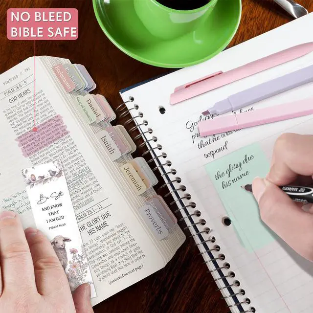 Alt view image 2 of 7 - Bible Study Supplies, Bible Journaling Kit with Highlighters, Color | Bible Study Kit for Women, Bible Accessories Helps Highlight Verses, Organize Notes and Deepen Faith Through Scripture Prayer