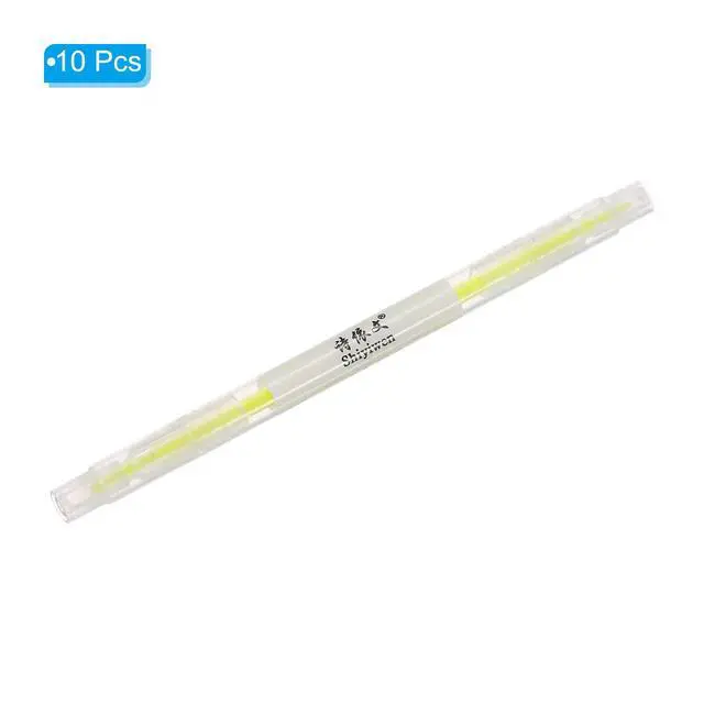 Alt view image 3 of 6 - Highlighter Pen, 10 Pack Double Ended Highlighter Broad and Fine Tips Marker Pens for Office Home Daily Use, Yellow