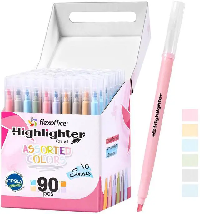 Main image of 90 Count Bible Highlighters No Bleed Through, 6 Morandi Colors, Muted Pastel Highlighter Markers Assorted Colors Bulk for Study Bible, Journaling Supplies