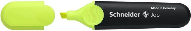 Main image of Highlighter Job Pen, refillable, Yellow