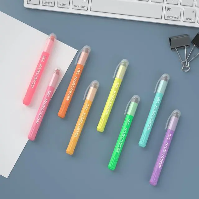 Alt view image 7 of 7 - Bible Gel Highlighter study kit (8 Bright Colors)