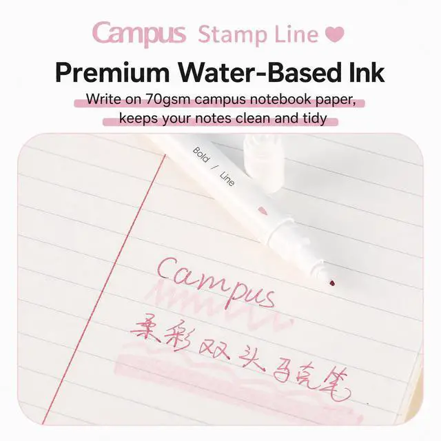 Alt view image 4 of 7 - Pastel Highlighters, 6-Pack Dual Tip Markers for Bible & Journaling | Fine & chisel dual tips with soft pastel colors and quick-dry ink for precise highlighting, underlining, notes and planners