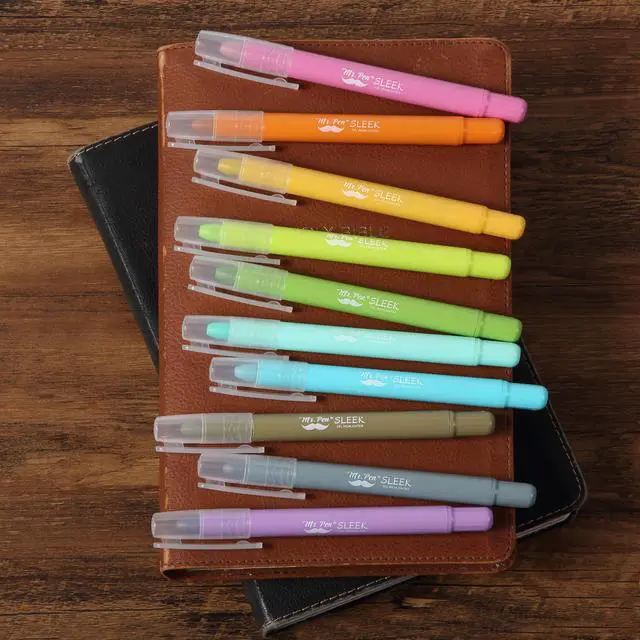 Alt view image 7 of 7 - No Bleed Gel Highlighters, Assorted Colors, 10 Pack | Bible Highlighters and Pens No Bleed, Bible Markers for Study, Journaling, School Supplies and Accessories
