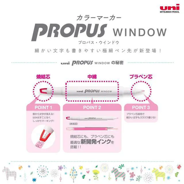 Alt view image 5 of 6 - uni Propus Window Light Color, 5 Colors Set (Pus-103T 5C2)