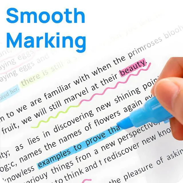 Alt view image 5 of 7 - 24 Pcs Highlighters, Assorted Colors | Chisel Tip, Quick-Drying, Ideal for Studying, Note-Taking, College, Office and Teacher Supplies