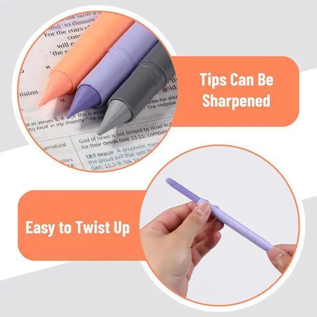 Alt view image 4 of 7 - No Bleed Gel Highlighters, Ethereal Pastel, 14 Pack | Bible Highlighters and Pens No Bleed, Bible Markers for Study, Journaling, School Supplies and Accessories