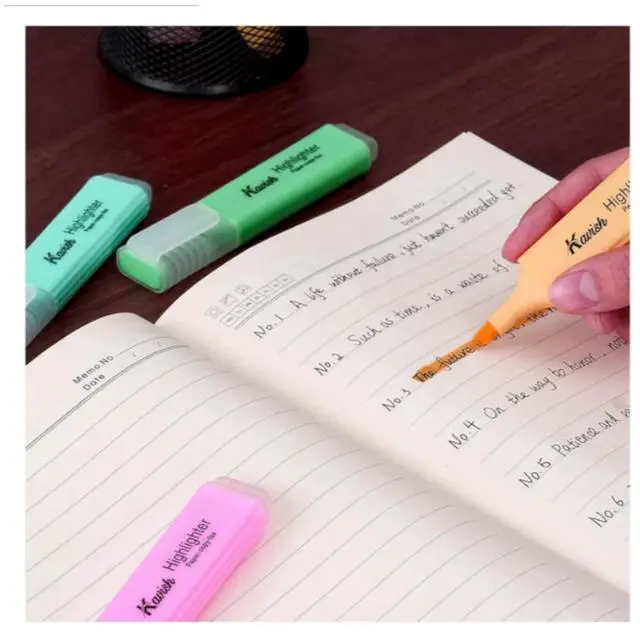 Alt view image 6 of 7 - Highlighters Assorted Color No Bleed & Dry-Quickly Chisel Tip & 6 Bright Colors for Highlighting, Highlighter Markers for School College Office Supplies (Highlighter - 12 Colors)