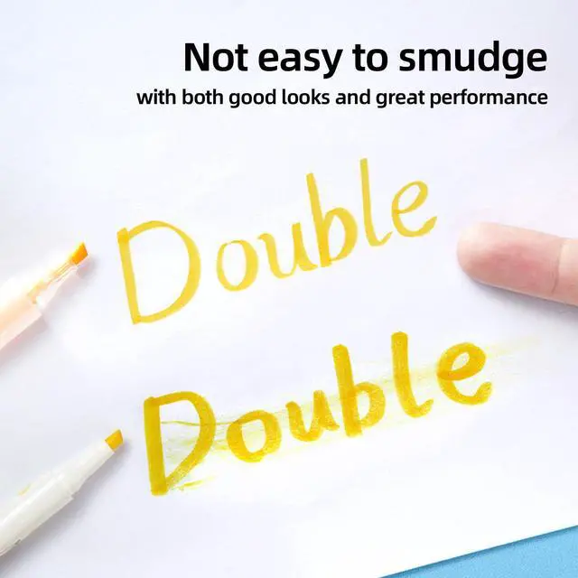 Alt view image 7 of 7 - Bible Highlighters No Bleed, 12 Pack Double-Ended Pastel Quick-Dry | Chisel & fine dual tips, no smear smooth ink. Ideal for bible study, school, note taking, journaling & art projects.