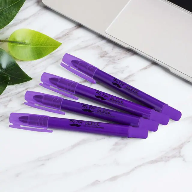 Alt view image 6 of 6 - No Bleed Gel Highlighter, Bible Highlighters, Purple, Pack of 4 | Bible Highlighters and Pens No Bleed, Bible Markers for Study, Journaling, School Supplies and Accessories