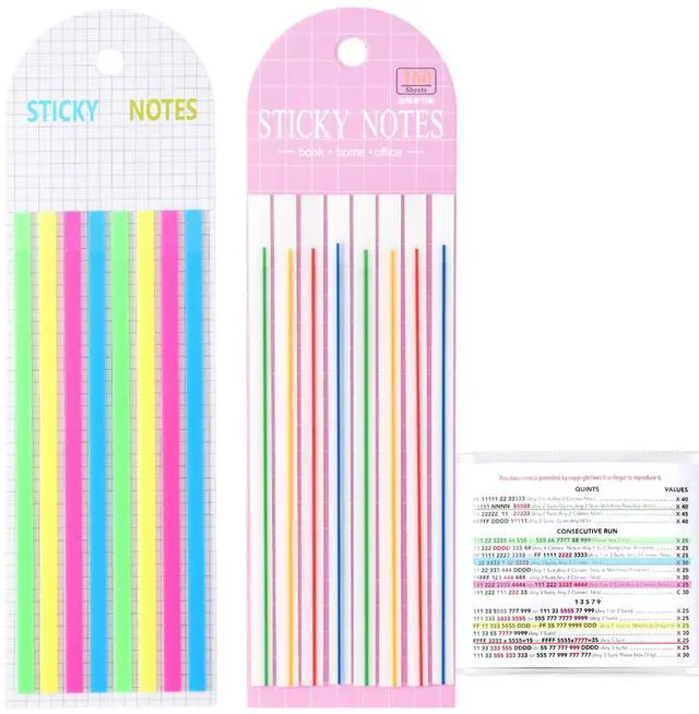 Main image of 320 pcs Mahjong Card Line Finder Highlighter Tape, Mahjong Line Highlighter Stripe, Transparent Sticky Card Markers Tabs, Mahjong Game Rule Reader, Reusable & No Adhesive Residue (Solid color + Lines)