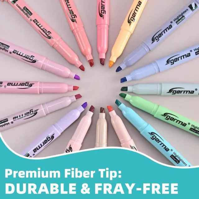 Alt view image 7 of 7 - Pastel Highlighters Assorted Colors 16 Pack, 200 transparent sticky tabs, Chisel Tip Cute Aesthetic Highlighters Quick-Drying for Journaling, School Office Supplies